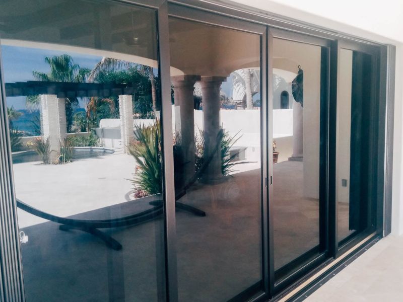 Maximum Storm Protection for slide door