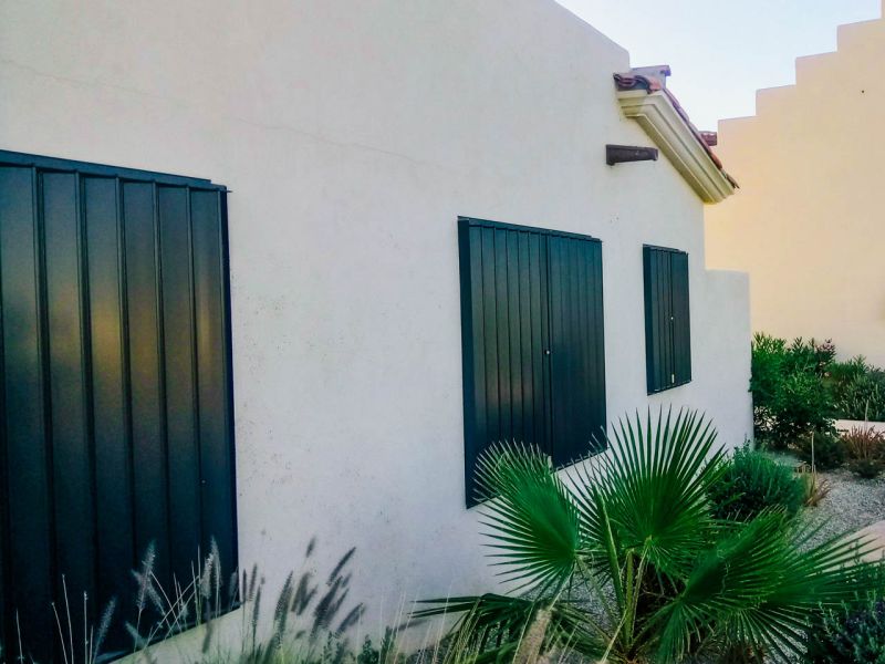 Maximum Storm Protection accordion shutters