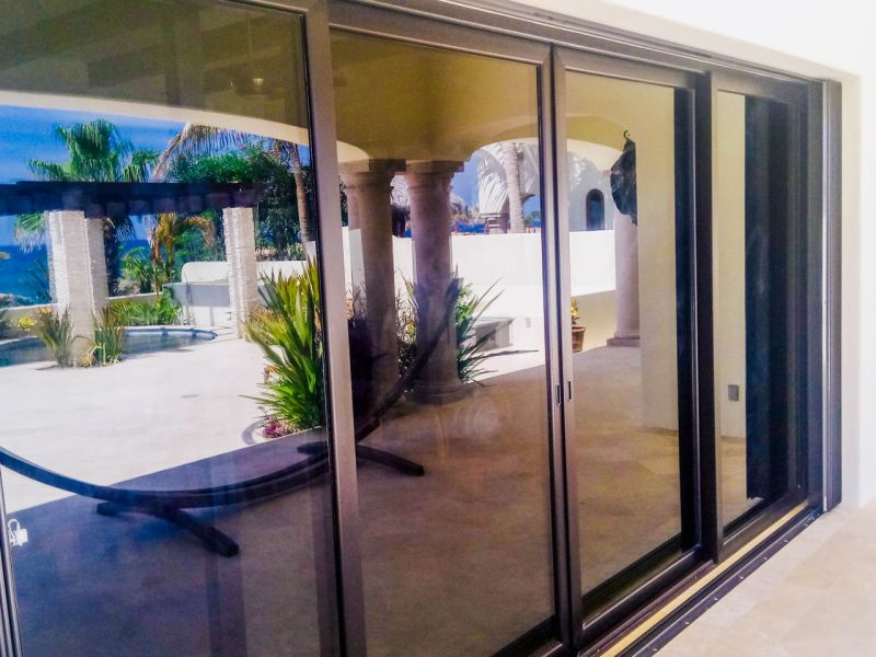 Maximum Storm Protection for slide door